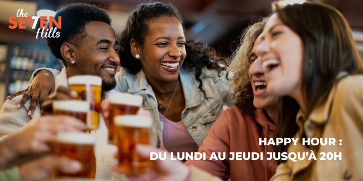 L’Happy Hour du Seven Hills : la pinte à 4€ du lundi au jeudi 